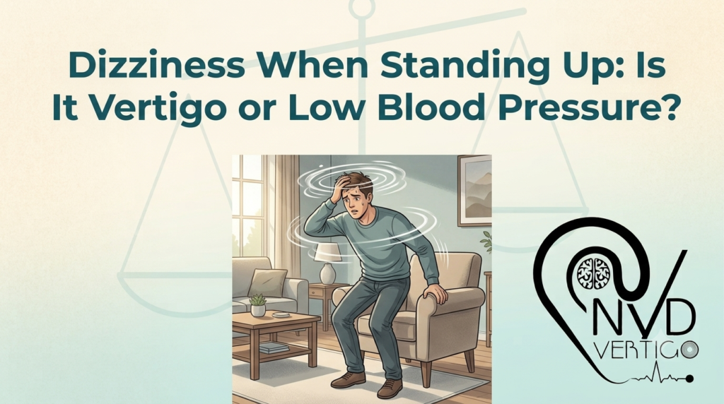 Dizziness When Standing Up: Is It Vertigo or Low Blood Pressure?